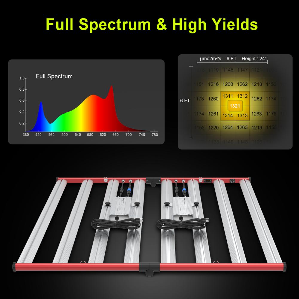 Aglex Umol Led Bar Full Spectrum Fixture Led 채식에서 꽃 UV IR까지 상업용 수경 식물의 성장 조명