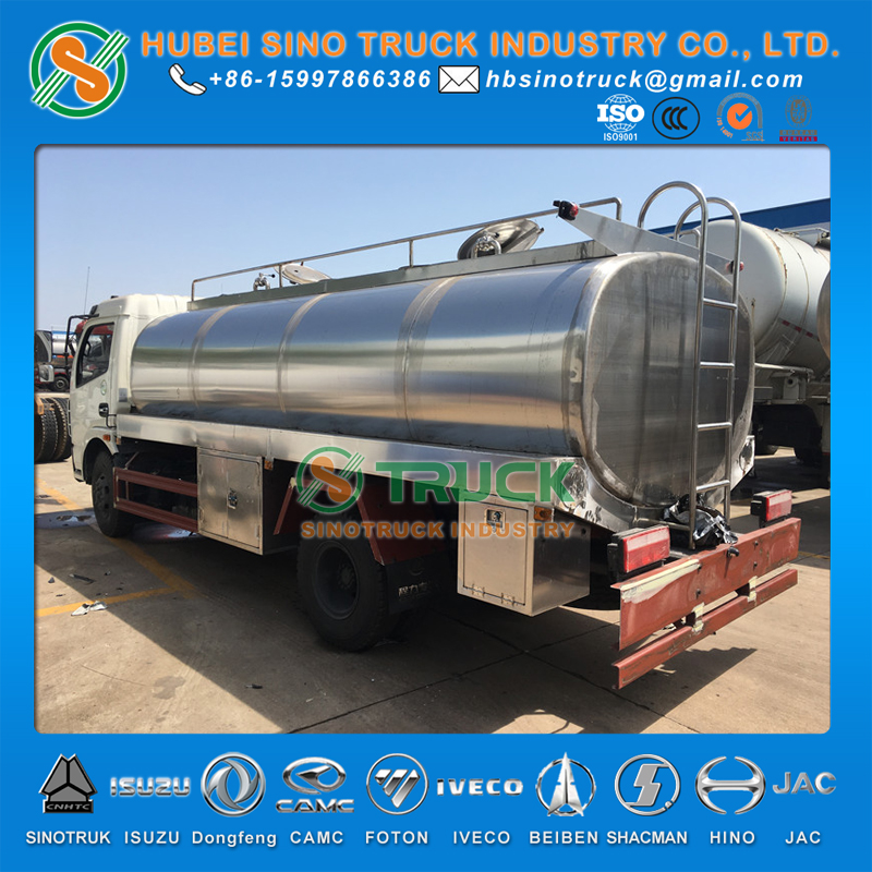 Stainless Steel Milk Tanker Truck