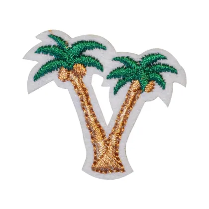 Summer Vacation Self-Adhesive Embroidered Patches for Clothing and Shoes
