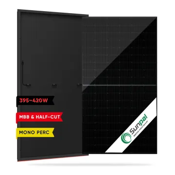 108 Cells Half Cut New Solar Panels 400W-410W All Black Photovoltaic Panel