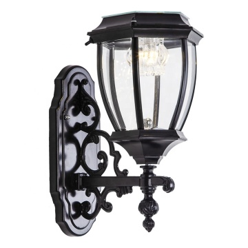 Gartenlandschaft Aluminium IP55 wasserdichte solarbetriebene LED -Wandleuchte