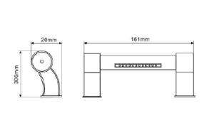 led wall washer light