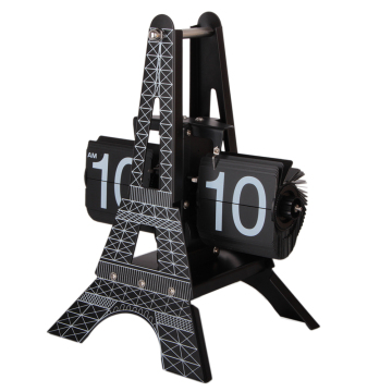 Eiffel Tower Table Clock for Decor