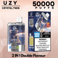 Buy Vapes Wholesale UZY 50000 Big Puff 50k Double Flavor
