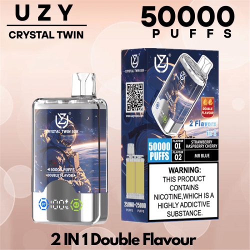 Buy Vapes Wholesale UZY 50000 Big Puff 50k Double Flavor