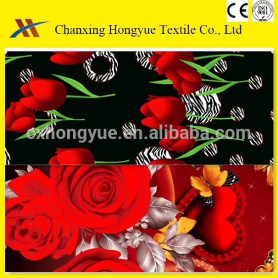 microfiber polyester twill fabric disperse printed textiles fabric for bedding,sofa,bags
