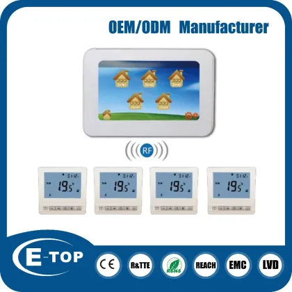 Group control wireless multi-zone electric floor heating system