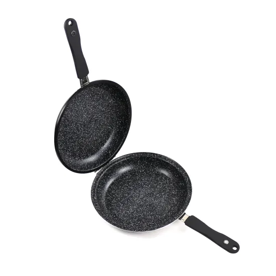 Double-Sided Non-Stick Ceramic Coated Flip Frying Pan: A Household Kitchen Essential for Perfect Pancakes