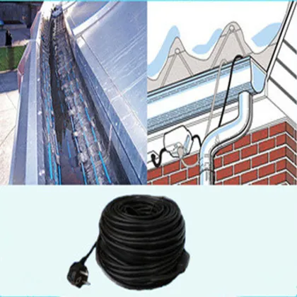 Electric Heating Wire for Roof & Gutter De-icing Cable - 20m