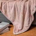 दो तरफा गर्म गुलाबी कंबल