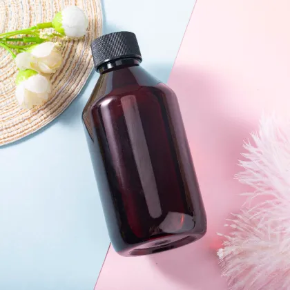 60ml & 100ml Pet Plastic Cough Syrup Bottles with Childproof Lid, Screw Cap, and Pump for Medicine Syrup Packaging