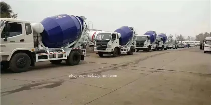 Competitive Price Cement Mini Truck Concrete Mixer
