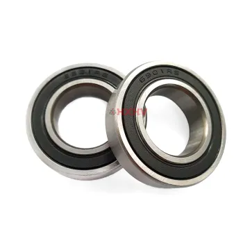 Rubber Sealed Metal Shield 6901-2RS 6901RS Deep Groove Ball Bearing, Size 12x24x6 mm