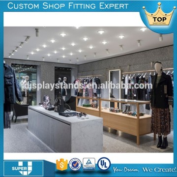 Tailor made attractive modern fashion retail cloth shop decoration
