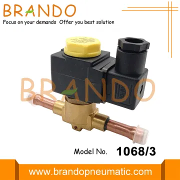 Castel Type 1068/3 Solder Refrigeration Solenoid Valve 3/8''