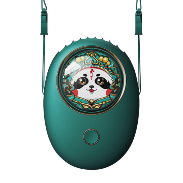 Portable Rechargeable USB Neck Fan for Outdoor Use