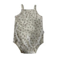 Pamuklu spandeks bebek romper