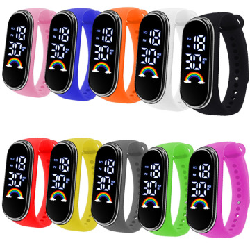 Mingrui Kids' Waterproof LED Touch Screen Sport Watch