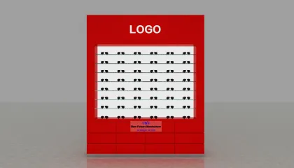 Custom Optical Shop Cabinet Sunglasses Display Showcases