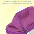 children's pen bag Stationery pen bag Multifunctional polyester double-layer pen case for kids