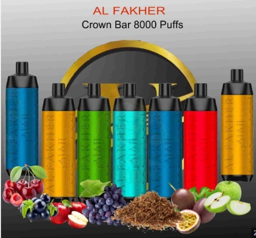 elfbar elfa master akku Al Fakher Crown Bar Disposable Vape Device | 8000 Puffs