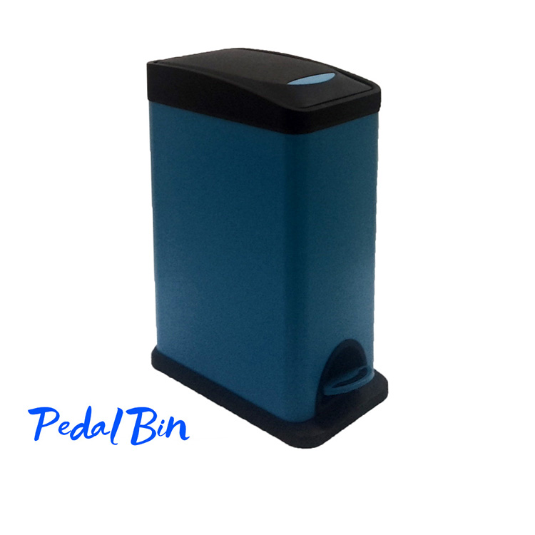 blue steel pedal bin