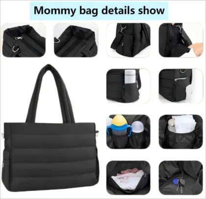 Multi-Pocket Waterproof Mommy Bag