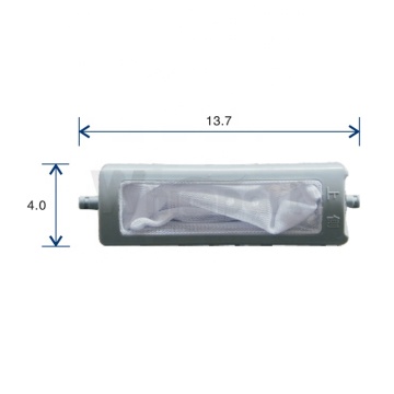 Official Toshiba Washing Machine Filter Replacement: 137*40mm Gray Mesh Bag Suitable for Toshiba Models