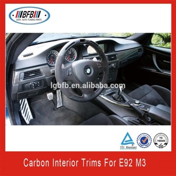 AUTO INTERIOR TRIMS PERFECT FIT FOR BMW E92 M3 STYLE MADE OF CARBON FIBER 2006-2012