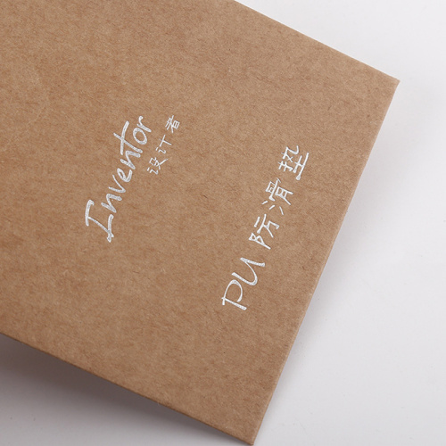 Small Kraft Paper Envelope with Silver Logo