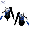 Langermede leotards for gymnastikk