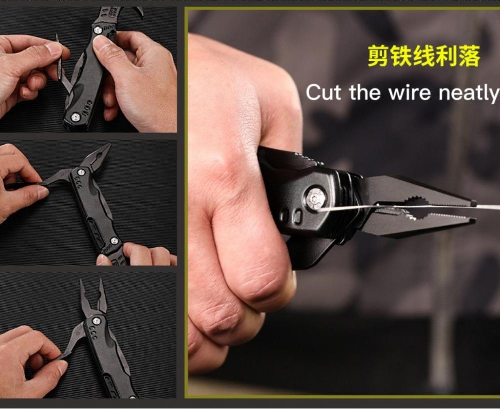 Multifunctional Pliers Survival Horn Hammer