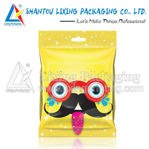 Candy plastic packaging bag