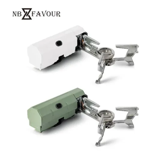 Outdoor Portable Folding Camping Butane Gas Stove with Adjustable Fire Intensity