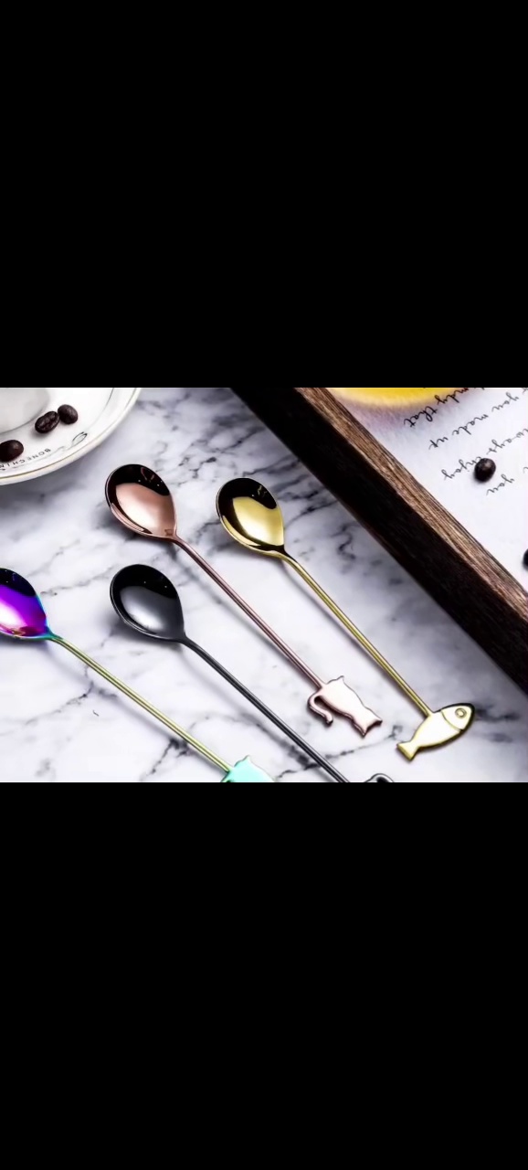 Stainless steel cake spoon