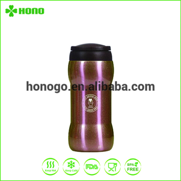 Vacuum insulated stainless steel dumbbell water bottle