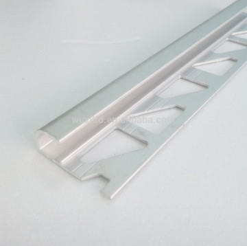 Aluminum ceramic tile trim strip& punched,anodize color