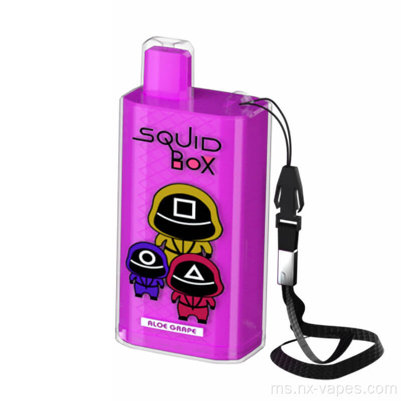 0%Nic Randm Squid Box 5200Puffs Vape