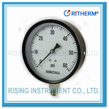 (1150063)NH3 Ammonia pressure gauge with black steel case