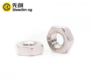 GR2 Hex Steel Jam Nuts