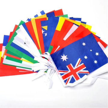 Sunshine American Triangle Flags - USA Banner for Party Decoration