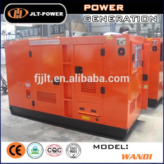 500kva red silent generator price with Chinese brand Wandi engine