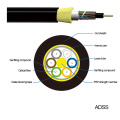 ADSS 100m 12 24 core fiber optic cable