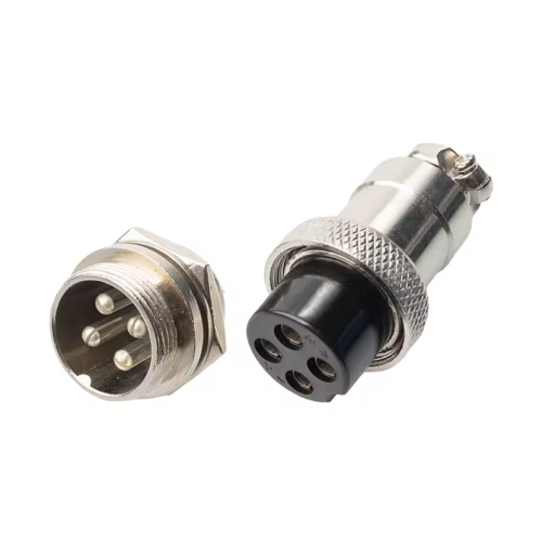 4-Pin Male Female Thread GX12 Aviation Plug Connector