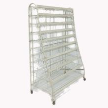 Metal pop display stand rack supermarket shelves