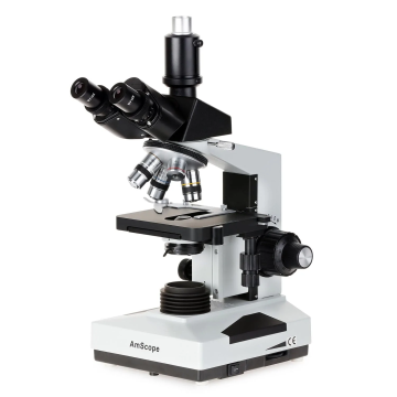 AmScope 40X-2000X Trinocular Microscope with 1.3MP USB Camera