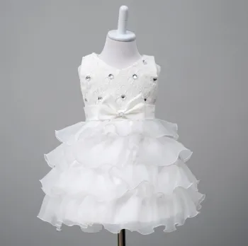 2016 Fashion short sleeveless girls dresses little kids fancy diamond summer fluffy petti dress designs