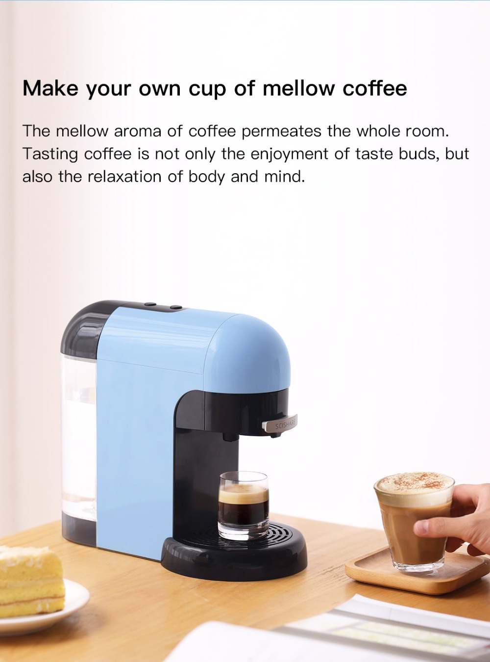 Scishare Smart Espresso Coffee Machine Scishare Smart Espresso Coffee Machine