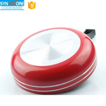 Aluminum Non Stick Cast Iron Fry Pan with Marble Coating - No Oil, No Smoke Frying Pan