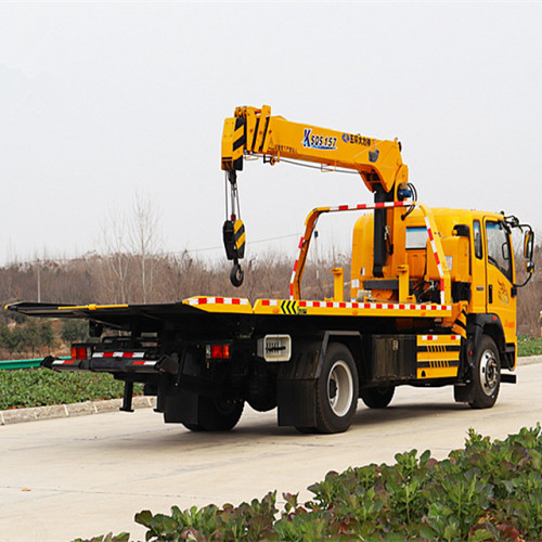 Sinotruk Flated Tow -Truck с 5 тонн кран